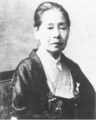 矢嶋楫子肖像